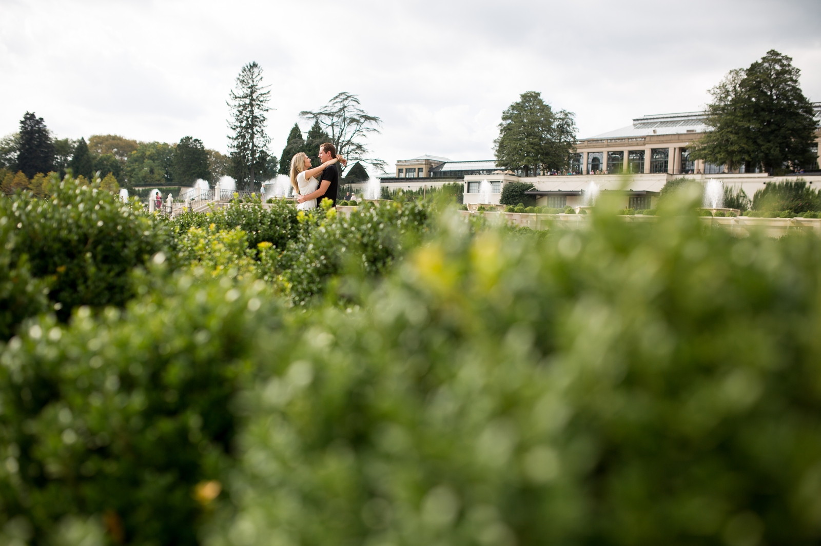 Longwood Gardens Kennett Square Engagement Photography